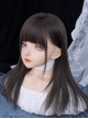 Black-Brown Daily All-Match Layered Long Straight Hair Classic Lolita Wig