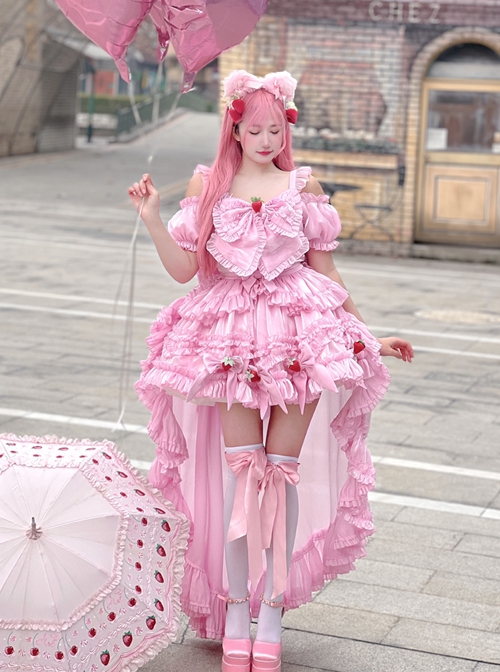 kawaii cute pink dresses