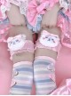 Sweet Lolita Doll Feel Candy Apron Bowknot Decorate Cute Short Sleeve Dress Set