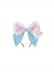 Sweet Lolita Doll Feel Candy Apron Bowknot Decorate Cute Short Sleeve Dress Set