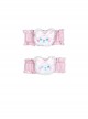 Sweet Lolita Doll Feel Candy Apron Bowknot Decorate Cute Short Sleeve Dress Set