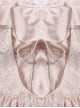 Lace Hollow Design Backless Lace-Up Summer Elegant Sleeveless One-Piece Swimsuit Set