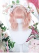 Cute Pink Qi Bangs Irregular Curly Short Curly Hair Sweet Lolita Wig