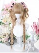 Lodo Series Pure Color Short Curly Jellyfish Head Cute Short Curly Hair Sweet Lolita Wig