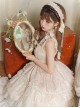 Music Box Series Elegant Pure Color Ballet Style Irregular Lace Cake Dress Classic Lolita Sleeveless Dress