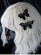 Three-Dimensional Embroidery Butterfly Handwork Daily Girl Gothic Lolita Hair Clips