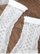 Intertwined Stars Summer Thin Lace Printed Classic Lolita Socks