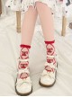 Sweetheart Cherry Series Cute Girly Cherry Print Sweet Lolita Socks