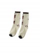 Dessert Earl Cat Series Polka Dot Love Bowknot Printing Sweet Lolita Knitted Socks