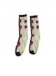 Dessert Earl Cat Series Girls Love Bowknot Kitten Print Sweet Lolita Socks