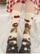 Little Sweet Bear Series Daily All-Match Cute Little Bear Print Knitted Socks Sweet Lolita Socks