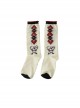 Retro Rhombus Rose Series Rhombus Rose Print Girls All-Match Sweet Lolita Knitted Socks