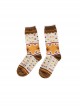 Cat Claw Sugar Bean Series Daily Cute Girl Cat Claw Sugar Bean Printed Knitted Sweet Lolita Socks