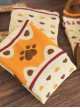 Cat Claw Sugar Bean Series Daily Cute Girl Cat Claw Sugar Bean Printed Knitted Sweet Lolita Socks