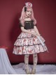 Simple Sweet Punk Style Syringe Medicine Box Pill Print Punk Lolita Sleeveless Dress