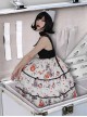 Simple Sweet Punk Style Syringe Medicine Box Pill Print Punk Lolita Sleeveless Dress