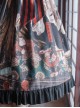 Japanese Style Black-Red Stripe Cross-Neck Printed Bowknot Decoration Classic Lolita Sleeveless Dress