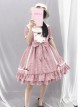 Not Stripes Series Summer Cute Plaid Print Ruffle Hem Sweet Lolita Short Sleeve Dress