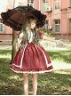 Not Stripes Series Summer Cute Plaid Print Ruffle Hem Sweet Lolita Short Sleeve Dress