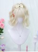 Sweetheart Series Golden Cute Air Bangs Short Curly Hair Sweet Lolita Wig