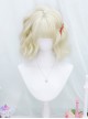 Sweetheart Series Golden Cute Air Bangs Short Curly Hair Sweet Lolita Wig