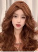 Brown Daily Natural Middle Score Doll Long Curly Hair Sweet Lolita Wig