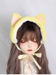 Cute Sweet Plush Cat Ears Autumn Winter All-Match Ear Protection Sweet Lolita Headband