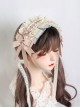 Sweet Symmetrical Bowknot Decorated Lace Classic Sweet Lolita Pure Color Headband