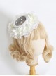 Retro Elegant Tea Party Gorgeous Flower Decoration Lace Hollow Classic Lolita Small Top Hat