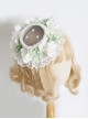 Retro Elegant Tea Party Gorgeous Flower Decoration Lace Hollow Classic Lolita Small Top Hat