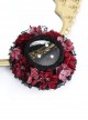 Retro Elegant Tea Party Gorgeous Flower Decoration Lace Hollow Classic Lolita Small Top Hat