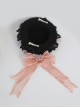 Sweet Pink Lace Butterfly Cute Daily Bowknot Decorate Sweet Lolita Little Top Hat