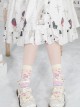 Bunny Carnival Festival Series Bunny Festive Print Short Tube Knit Socks Sweet Lolita Socks