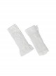 White Cross Print Summer Thin Long Socks Classic Lolita Socks