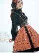 Clown Print Lace-Up Halloween Sweet Cool Girl Gothic Lolita Skirt