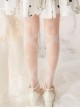 Cute Paw Print Sweet Summer All-Match Thin Classic Lolita Long Socks