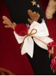 Little Deer Yo Yo Series Stereoscopic Bowknot Elk Antler Decoration Snowflake Printing Christmas Classic Lolita Pantyhose