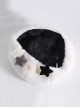 Cute Pentagram White Imitation Rabbit Fur Winter Keep Warm Sweet Lolita Hat