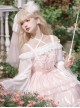 Star Yarn Love Song Series JSK Pure Color Three Stage Cake Hem Oversized Bowknot Trailing Classic Lolita Sleeveless Dress