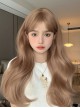 Light Brown Elegant Fashion Daily Natural Lazy Long Curly Hair Classic Lolita Wig