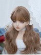 Light Brown Elegant Fashion Daily Natural Lazy Long Curly Hair Classic Lolita Wig