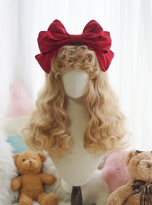 Alpaca Roll Series Retro Doll Elegant Palace Gorgeous Alpaca Curly Bangs Sweet Lolita Long Curly Wig