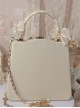 Retro Gorgeous Stereoscopic Flower Butterfly Bead Chain Elegant Pearl Gem Decoration Classic Lolita Shoulder Portable Bag