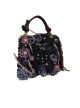 Vintage Flower Eyeball Skull Decorated Pearl Butterfly Gothic Lolita Shoulder Portable Bag