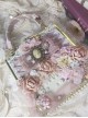 Vintage Flower Ornate Jewel Decoration Pearl Lace Bowknot Classic Lolita Shoulder Portable Bag