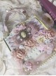 Vintage Flower Ornate Jewel Decoration Pearl Lace Bowknot Classic Lolita Shoulder Portable Bag