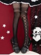 Demon King Tiger Series Pure Color Sexy Hollow Halloween Gothic Lolita Pantyhose