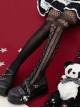 Demon King Tiger Series Pure Color Sexy Hollow Halloween Gothic Lolita Pantyhose