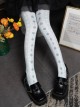 Alice Code Series Daily Fresh Digital Printing Sweet Lolita Pantyhose