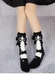 Cat Cotton Series Cute Cat Bowknot Decoration Sweet Lolita Cotton Socks